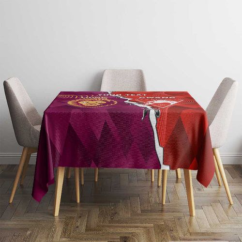Custom Swans And Lions Football Tablecloth 2024 Go Champions Final Dynamic Version