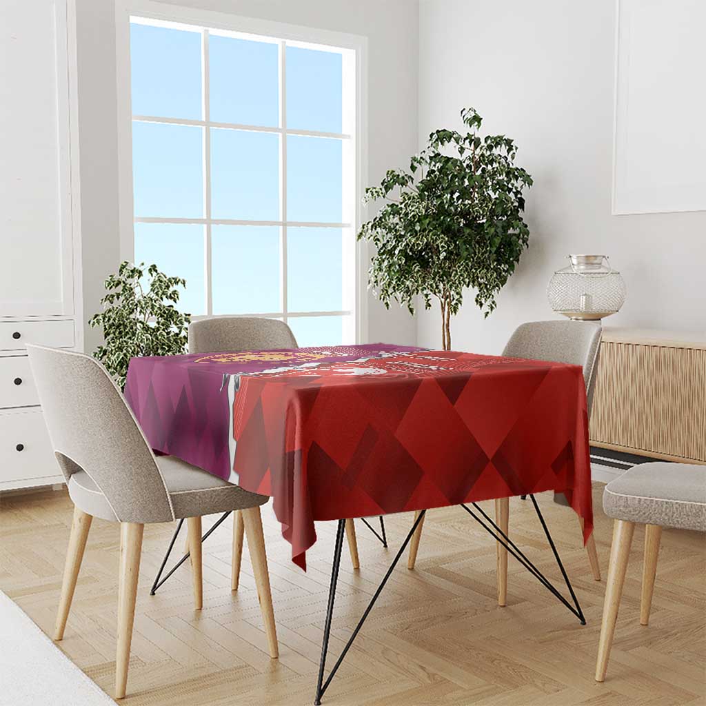 Custom Swans And Lions Football Tablecloth 2024 Go Champions Final Dynamic Version