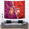 Custom Swans And Lions Football Tapestry 2024 Go Champions Final Dynamic Version