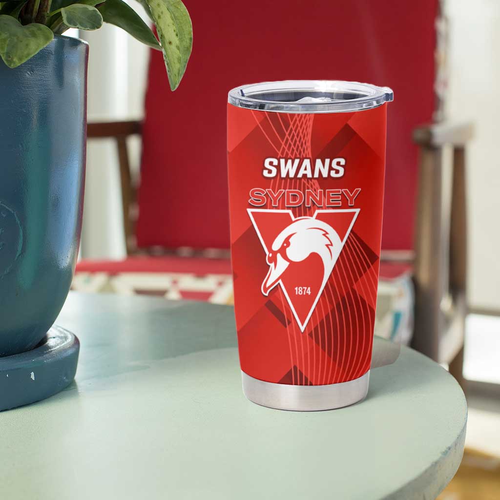 Swans And Lions Football Tumbler Cup 2024 Go Champions Final Dynamic Version