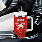 Swans And Lions Football Tumbler With Handle 2024 Go Champions Final Dynamic Version