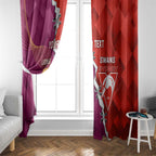 Custom Swans And Lions Football Window Curtain 2024 Go Champions Final Dynamic Version