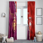 Custom Swans And Lions Football Window Curtain 2024 Go Champions Final Dynamic Version