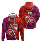 Custom Swans And Lions Football Zip Hoodie 2024 Go Champions Final Dynamic Version
