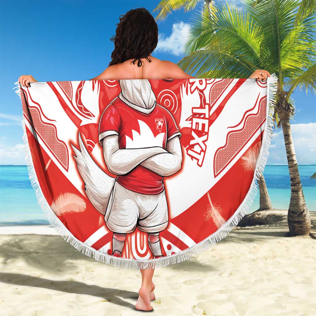 Personalised Swans Football Beach Blanket 2024 Swannies Mascot Go Champions