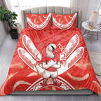 Personalised Swans Football Bedding Set 2024 Swannies Mascot Go Champions