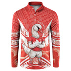 Personalised Swans Football Button Sweatshirt 2024 Swannies Mascot Go Champions