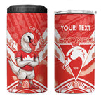 Personalised Swans Football 4 in 1 Can Cooler Tumbler 2024 Swannies Mascot Go Champions