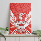 Personalised Swans Football Canvas Wall Art 2024 Swannies Mascot Go Champions