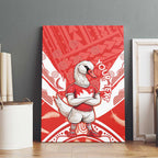 Personalised Swans Football Canvas Wall Art 2024 Swannies Mascot Go Champions