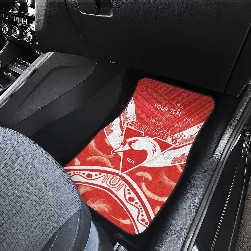 Personalised Swans Football Car Mats 2024 Swannies Mascot Go Champions