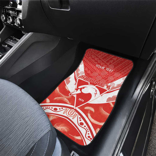 Personalised Swans Football Car Mats 2024 Swannies Mascot Go Champions
