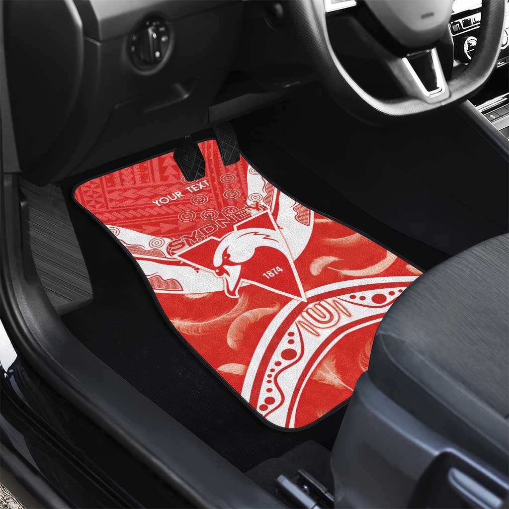 Personalised Swans Football Car Mats 2024 Swannies Mascot Go Champions