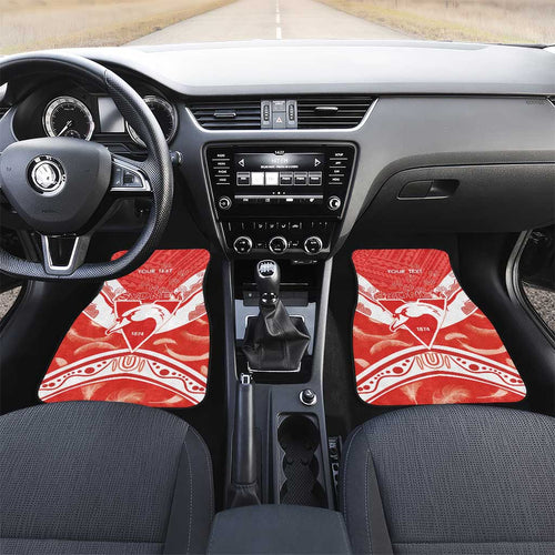 Personalised Swans Football Car Mats 2024 Swannies Mascot Go Champions