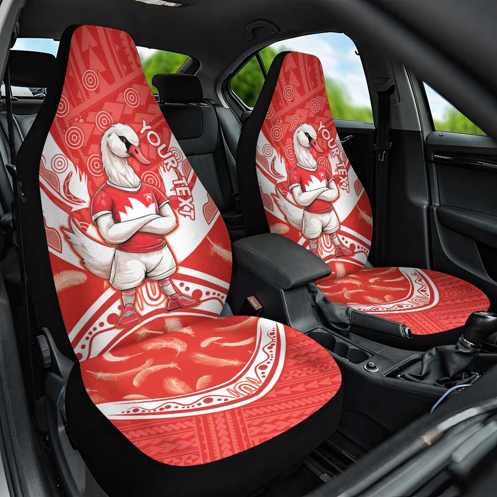 Personalised Swans Football Car Seat Cover 2024 Swannies Mascot Go Champions
