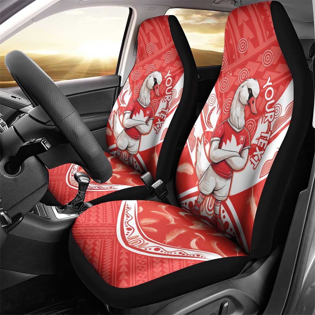 Personalised Swans Football Car Seat Cover 2024 Swannies Mascot Go Champions