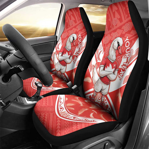 Personalised Swans Football Car Seat Cover 2024 Swannies Mascot Go Champions