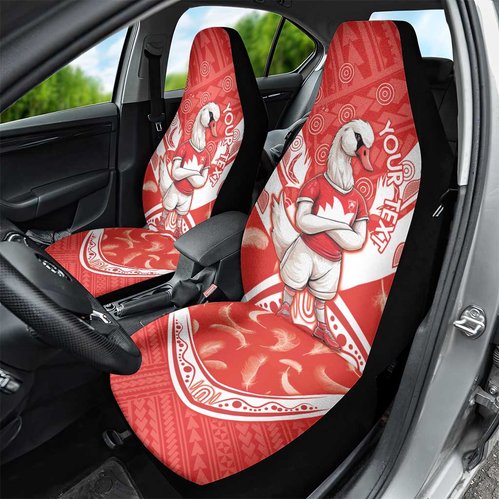 Personalised Swans Football Car Seat Cover 2024 Swannies Mascot Go Champions