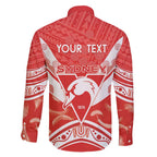 Personalised Swans Football Family Matching Long Sleeve Bodycon Dress and Hawaiian Shirt 2024 Swannies Mascot Go Champions