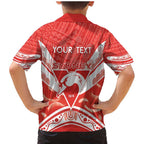 Personalised Swans Football Family Matching Mermaid Dress and Hawaiian Shirt 2024 Swannies Mascot Go Champions