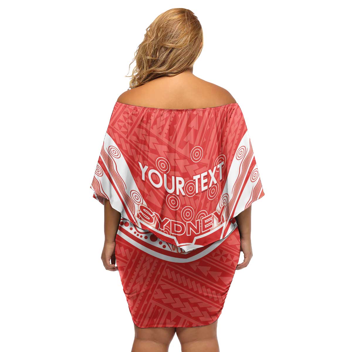 Personalised Swans Football Family Matching Off Shoulder Short Dress and Hawaiian Shirt 2024 Swannies Mascot Go Champions