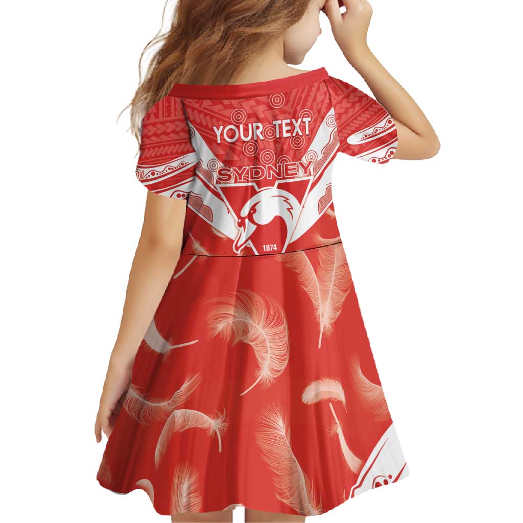 Personalised Swans Football Family Matching Summer Maxi Dress and Hawaiian Shirt 2024 Swannies Mascot Go Champions