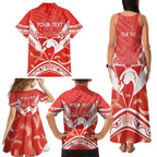 Personalised Swans Football Family Matching Tank Maxi Dress and Hawaiian Shirt 2024 Swannies Mascot Go Champions