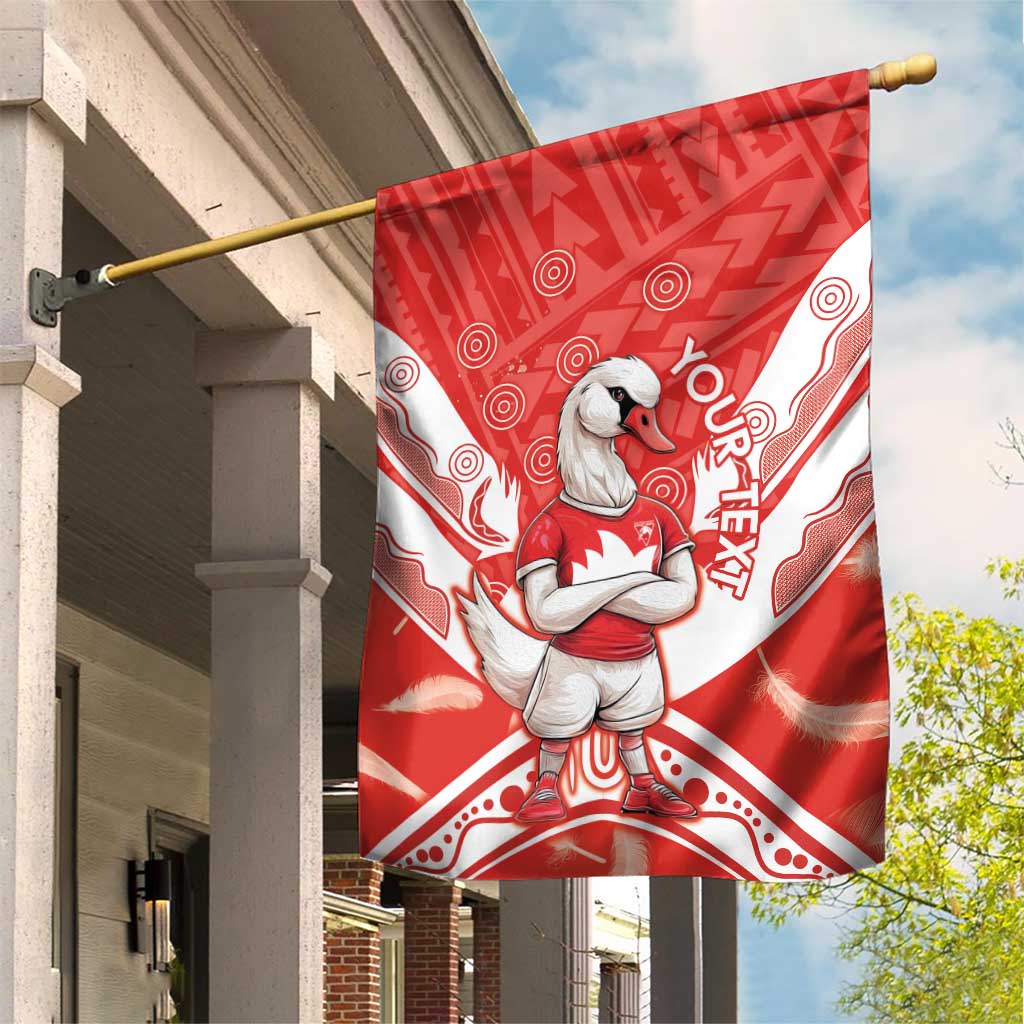 Personalised Swans Football Garden Flag 2024 Swannies Mascot Go Champions