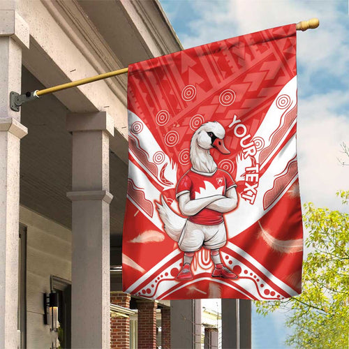 Personalised Swans Football Garden Flag 2024 Swannies Mascot Go Champions