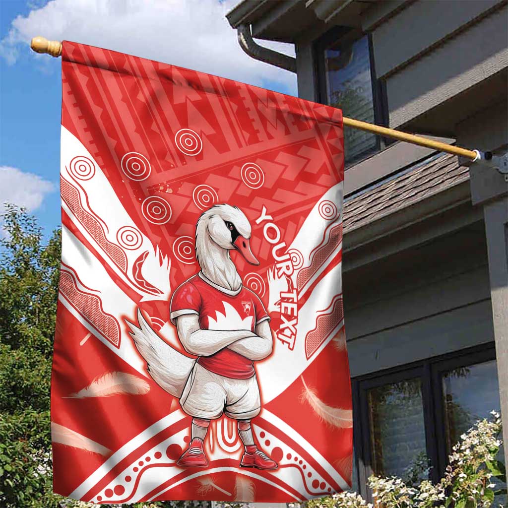 Personalised Swans Football Garden Flag 2024 Swannies Mascot Go Champions