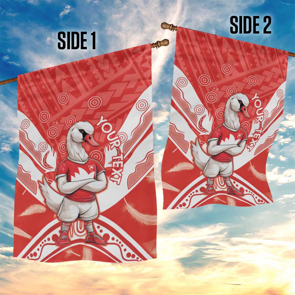 Personalised Swans Football Garden Flag 2024 Swannies Mascot Go Champions