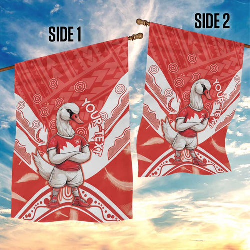 Personalised Swans Football Garden Flag 2024 Swannies Mascot Go Champions