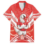 Personalised Swans Football Hawaiian Shirt 2024 Swannies Mascot Go Champions