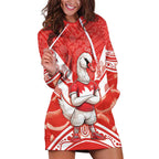Personalised Swans Football Hoodie Dress 2024 Swannies Mascot Go Champions