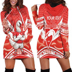 Personalised Swans Football Hoodie Dress 2024 Swannies Mascot Go Champions