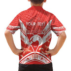 Personalised Swans Football Kid Hawaiian Shirt 2024 Swannies Mascot Go Champions