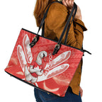 Personalised Swans Football Leather Tote Bag 2024 Swannies Mascot Go Champions