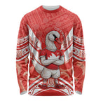Personalised Swans Football Long Sleeve Shirt 2024 Swannies Mascot Go Champions