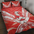Personalised Swans Football Quilt Bed Set 2024 Swannies Mascot Go Champions