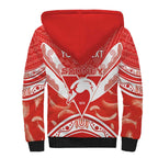 Personalised Swans Football Sherpa Hoodie 2024 Swannies Mascot Go Champions