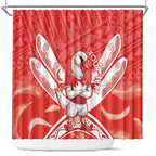 Personalised Swans Football Shower Curtain 2024 Swannies Mascot Go Champions