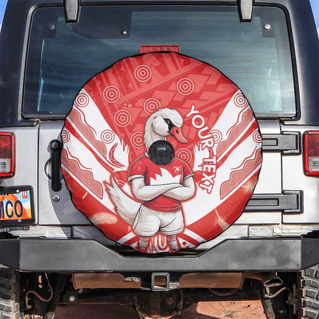 Personalised Swans Football Spare Tire Cover 2024 Swannies Mascot Go Champions