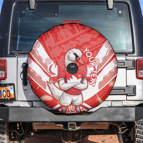 Personalised Swans Football Spare Tire Cover 2024 Swannies Mascot Go Champions