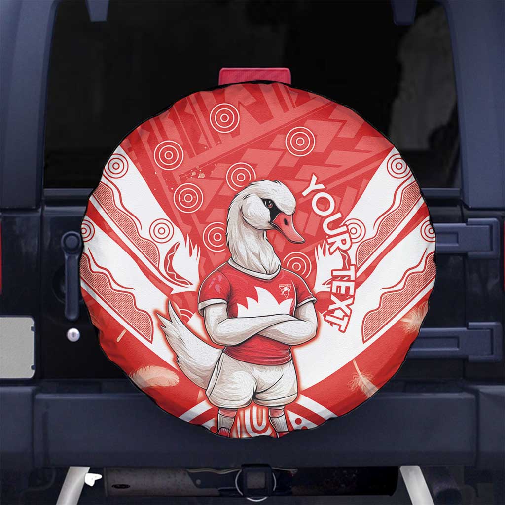 Personalised Swans Football Spare Tire Cover 2024 Swannies Mascot Go Champions