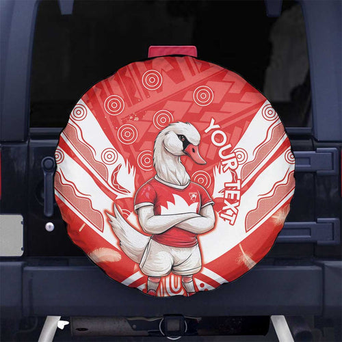 Personalised Swans Football Spare Tire Cover 2024 Swannies Mascot Go Champions