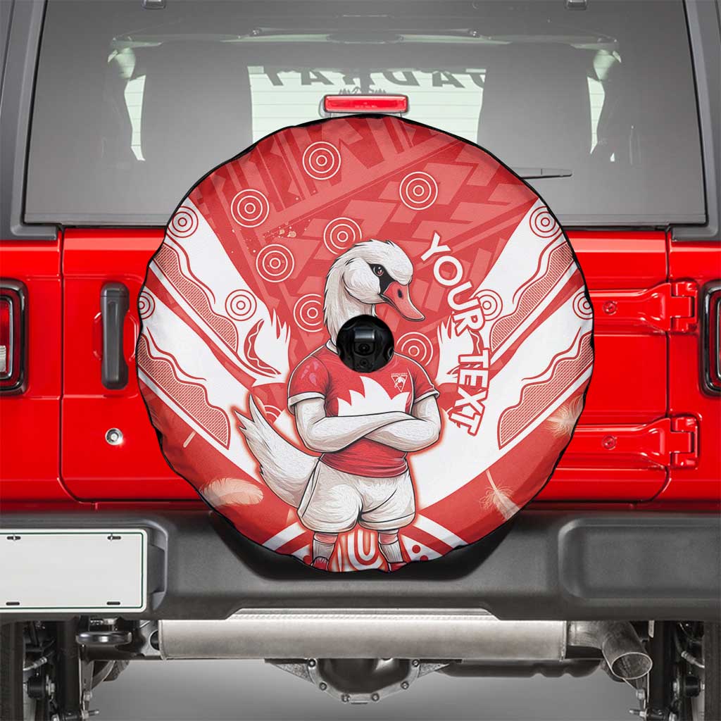Personalised Swans Football Spare Tire Cover 2024 Swannies Mascot Go Champions