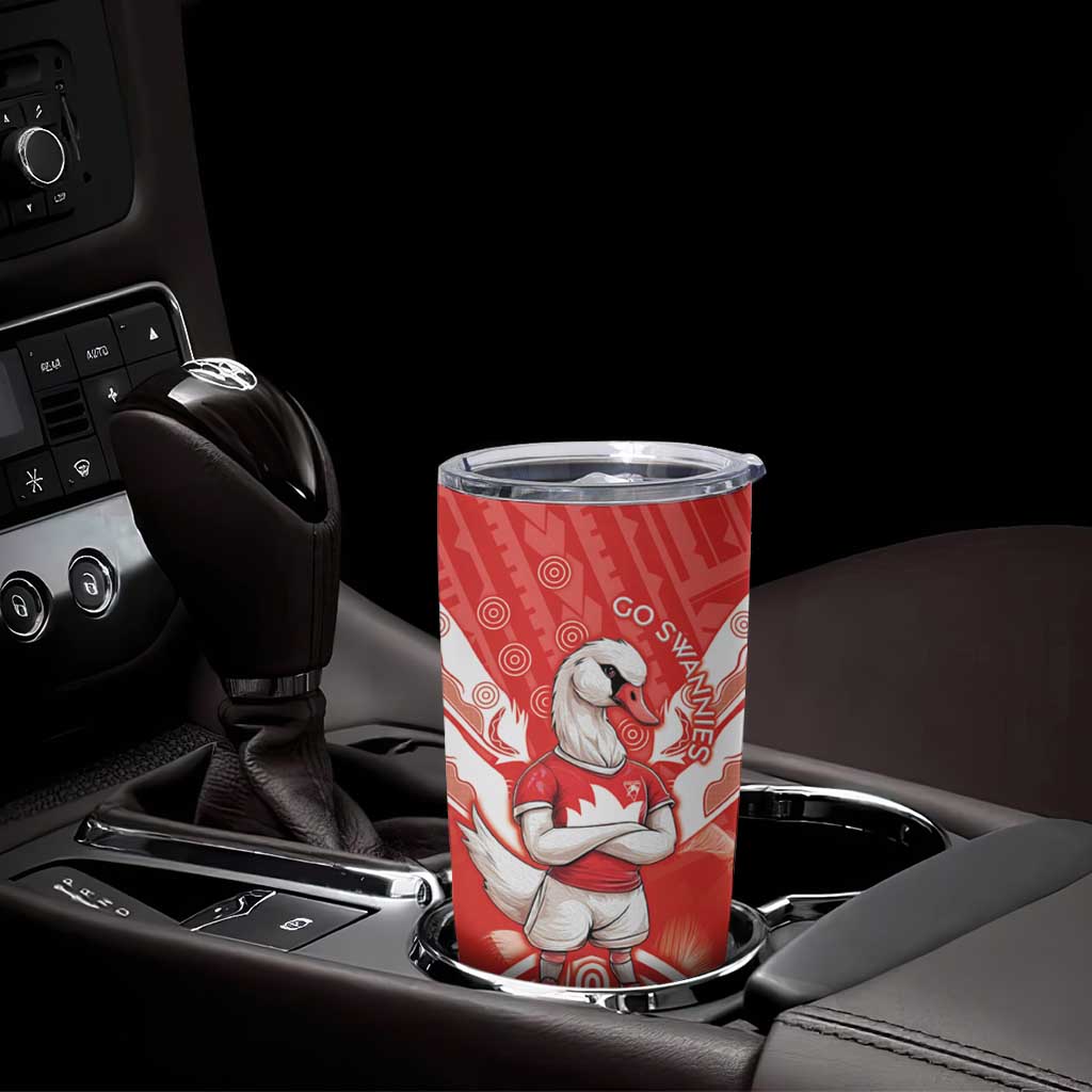 Personalised Swans Football Tumbler Cup 2024 Swannies Mascot Go Champions