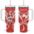 Personalised Swans Football Tumbler With Handle 2024 Swannies Mascot Go Champions