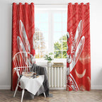 Personalised Swans Football Window Curtain 2024 Swannies Mascot Go Champions