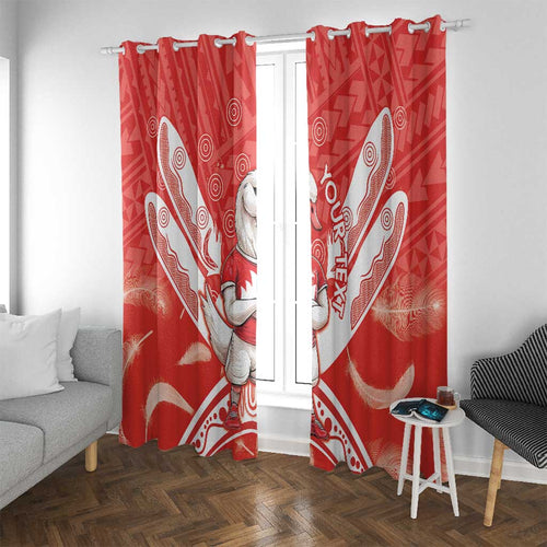 Personalised Swans Football Window Curtain 2024 Swannies Mascot Go Champions